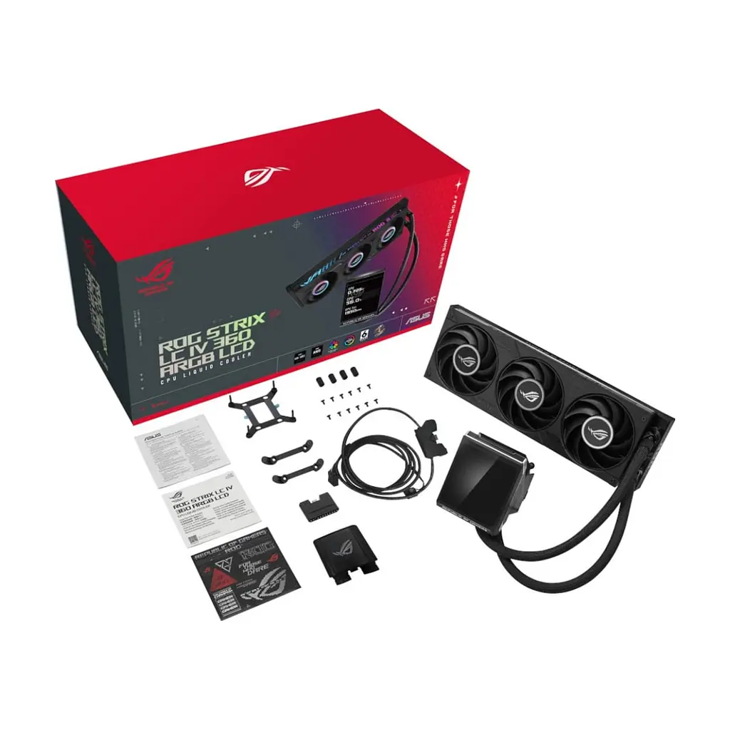 Система рідинного охолодження ASUS ROG STRIX LC IV 360 ARGB LCD (90RC01M1-B0EAY0) - фото 8