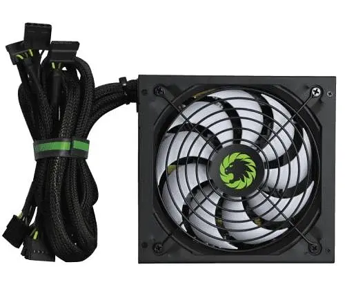 Блок живлення 650 Вт, GameMax GP-650, Black, 80+ Bronze, Active PFC, 14 см, 3xMolex / 5xSATA / 2x6+2-pin / 1x4+4-pin / 1x20+4-pin, захист OVP / UVP / SIP / OCP / OLP / OPP / SCP - фото 3