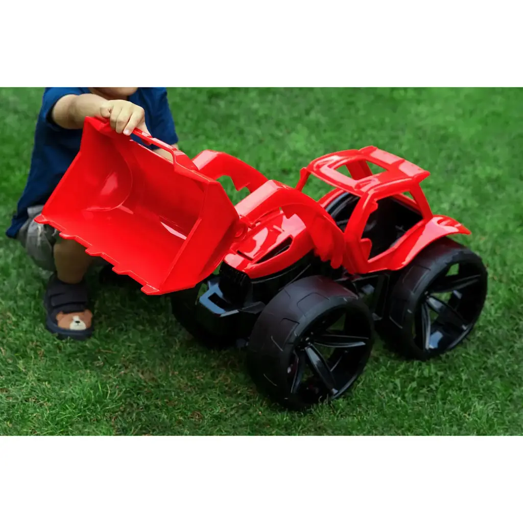 Іграшкова машинка Tigres Бульдозер Maximus червоний (64500) - фото 2