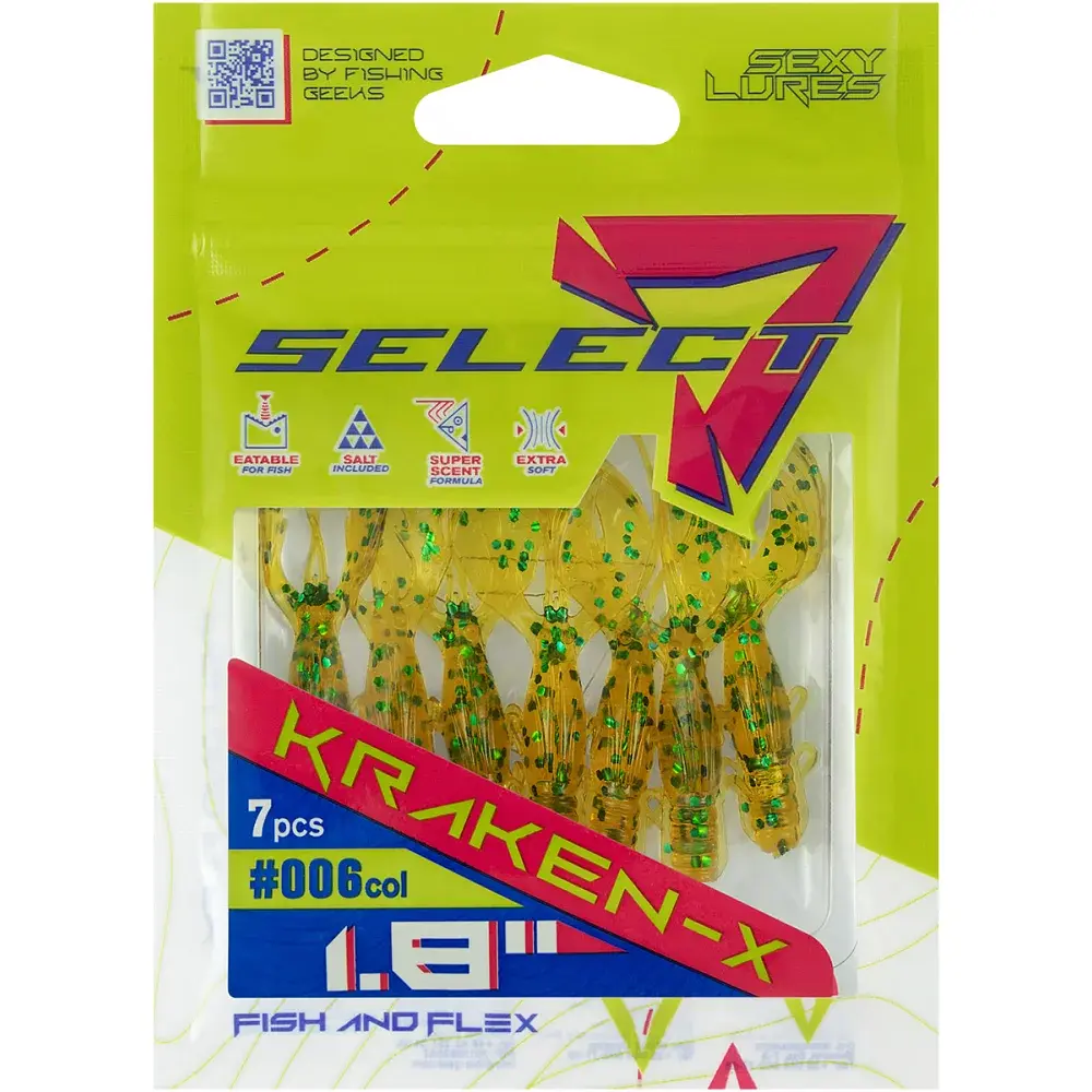 Силікон Select Kraken-X SE 1.8" 006 (7 шт/уп) - фото 2