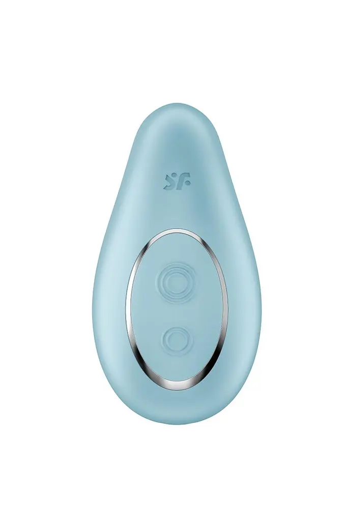 Вибратор Satisfyer Dipping Delight 9 см голубой - фото 2