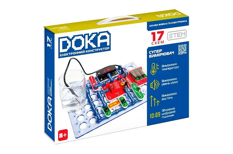 Конструктор електронний D70712 "СУПЕРИЗМІРЮВАЧ" DOKA