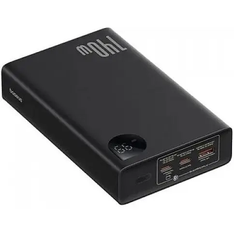 Портативная батарея Baseus Adaman Digital Display 140 W 24000mAh черная P10021508113-00 - фото 3
