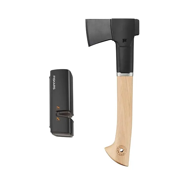 Подарунковий набір Fiskars Norden chopping axe N7 + sharpener SET 1051146 - фото 3
