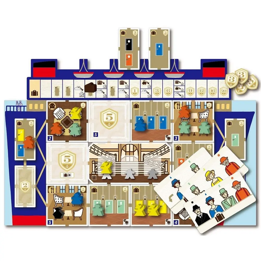 Настольная игра Asmodee Все на борт! Come Sail Away! - фото 5