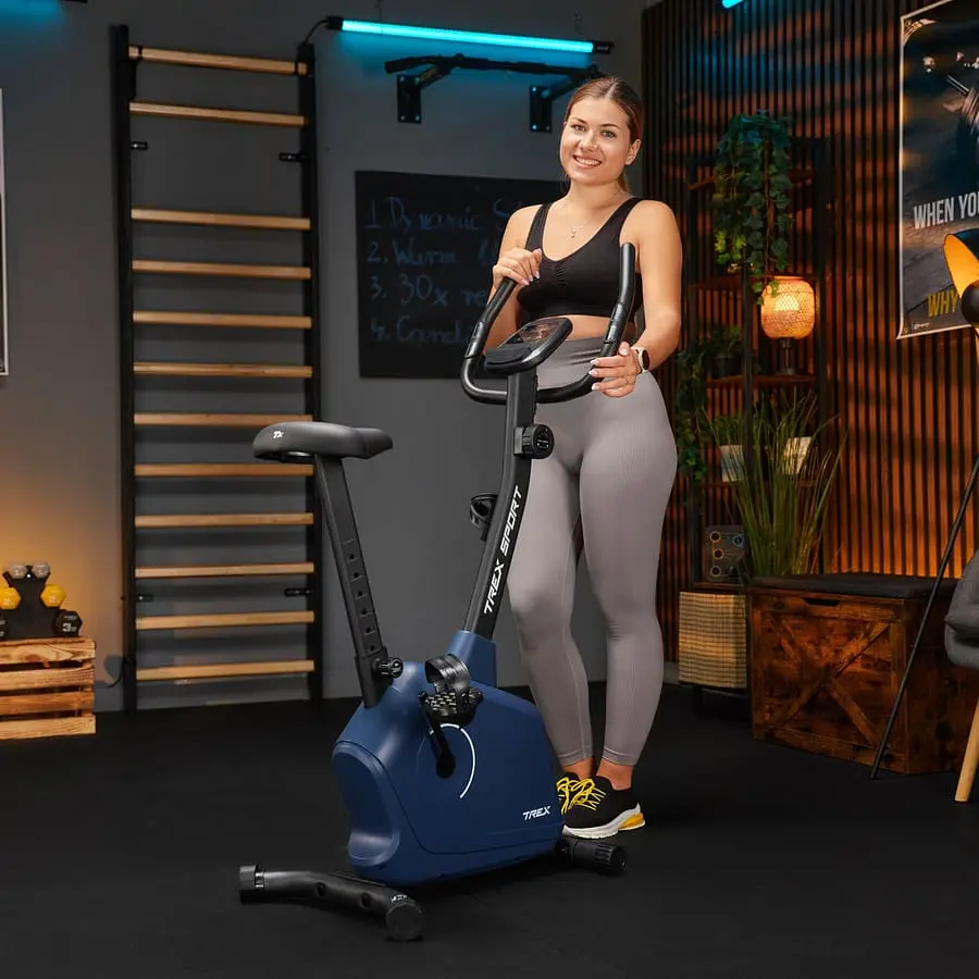 Велотренажер Trex Sport TX-380MB Rigon магнітний темно-синій - фото 8