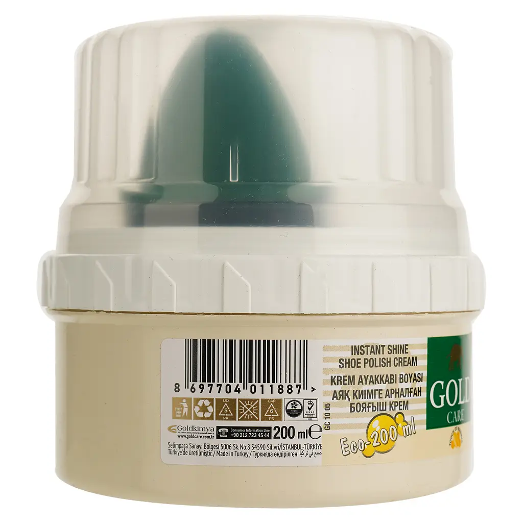 Крем-блиск для взуття Goldcare 200 мл безбарвний - фото 2