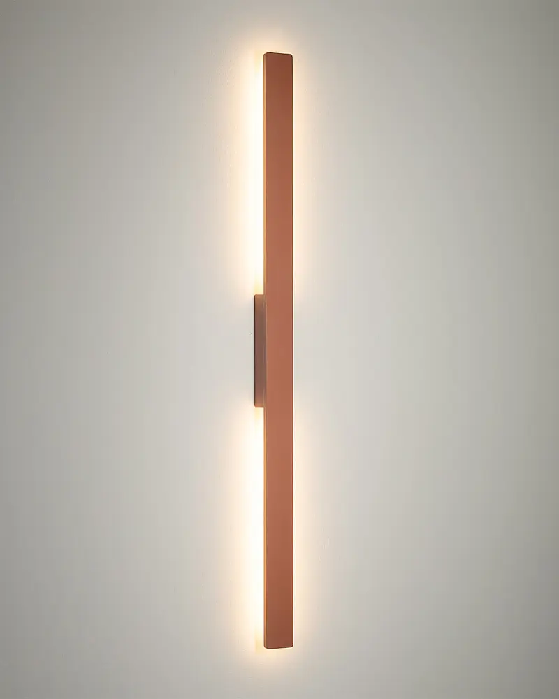 Світильник вуличний настінний Nowodvorski 11557 Demi LED M 1x18W 3000K 1200Lm IP54 цегляний - фото 2