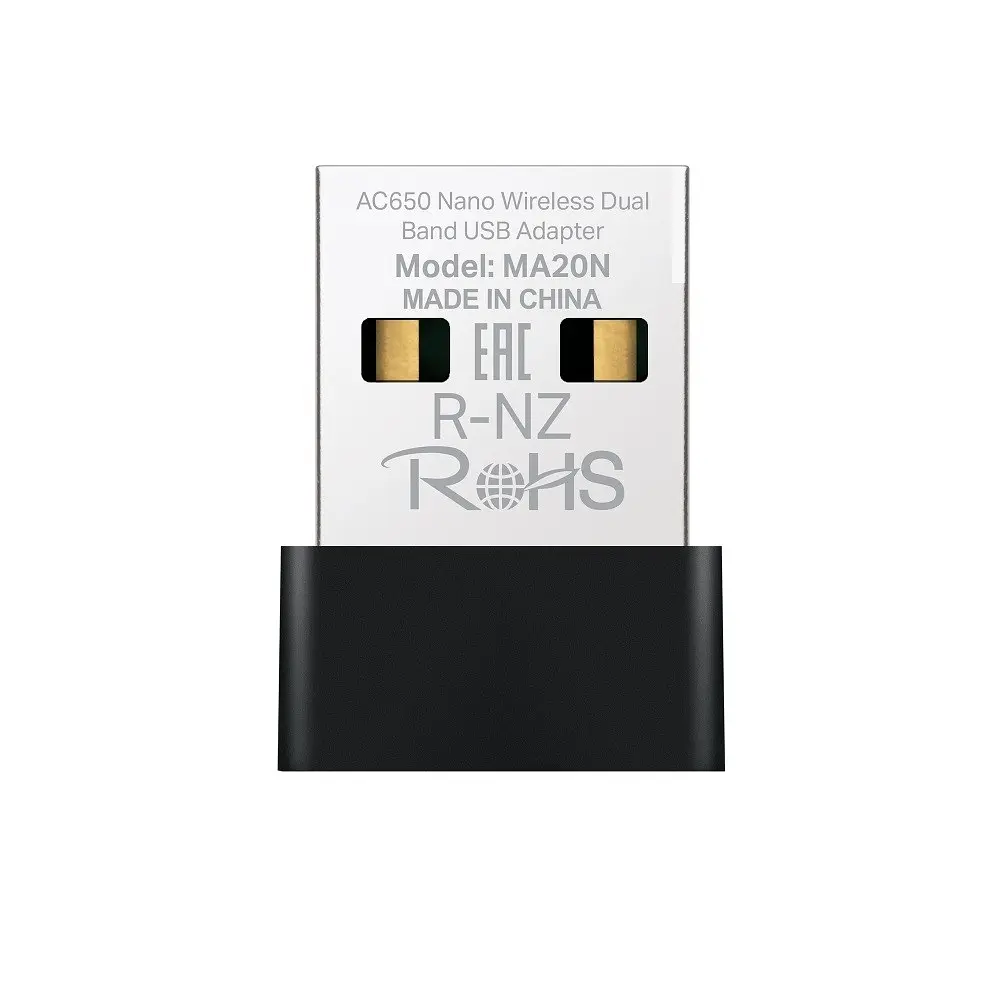 USB Wi-Fi адаптер-контроллер Mercusys ma20n AC650 - фото 2