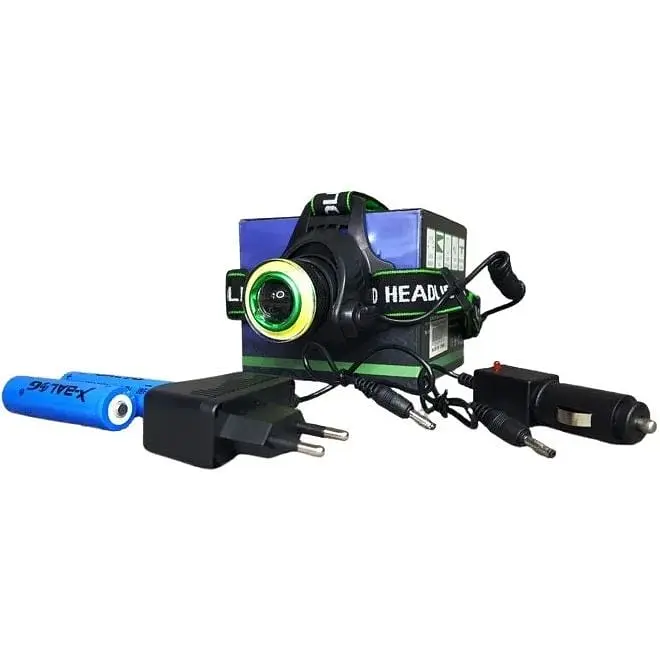 Ліхтар на голову Head Lamp WD 419 Cree T6 акумуляторний для риболовлі 18650 х 2 - фото 7