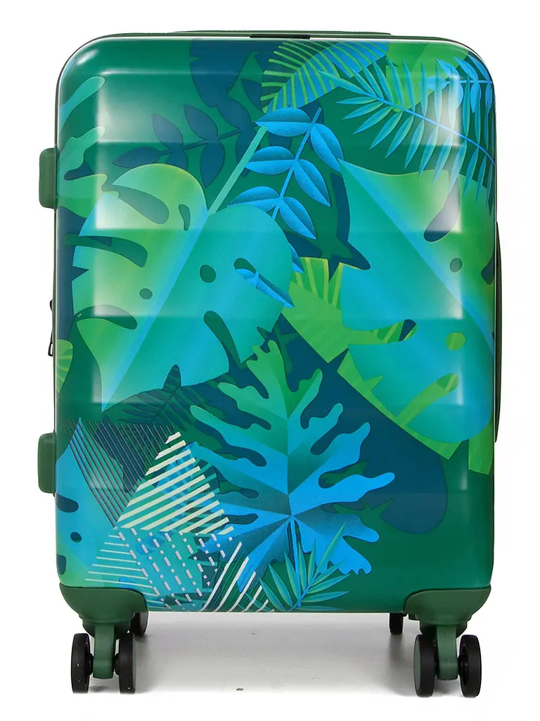 Валіза Малий (S) Полікарбонат під Ручну поклажу Airtex 970 Green 43 л 55x39,5x23,5 см Зелений - фото 3