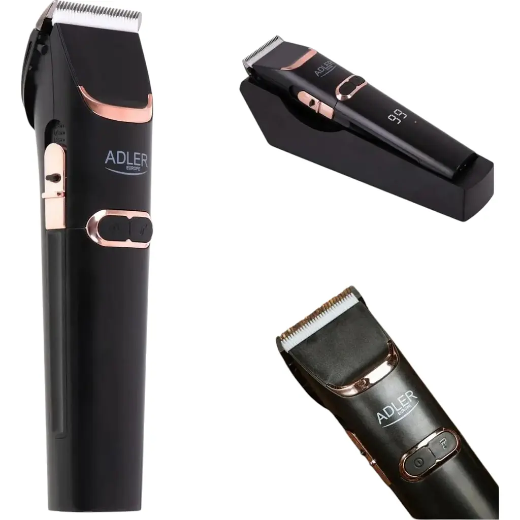 Машинка для стрижки аккумуляторная Adler AD 2832 + насадки - фото 4