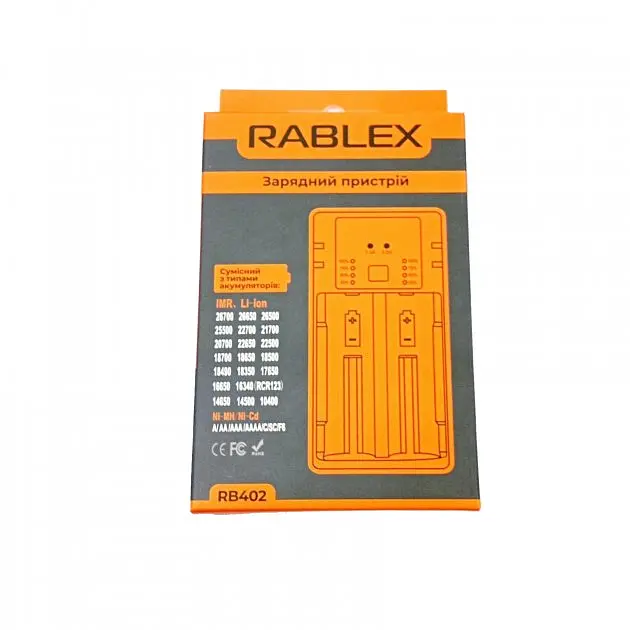 Зарядний пристрій для акумуляторів Rablex RB 402 - фото 3
