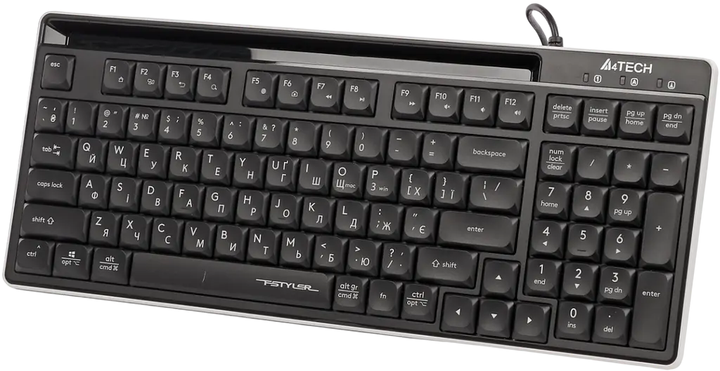 Клавіатура A4Tech FX70 Black - фото 3