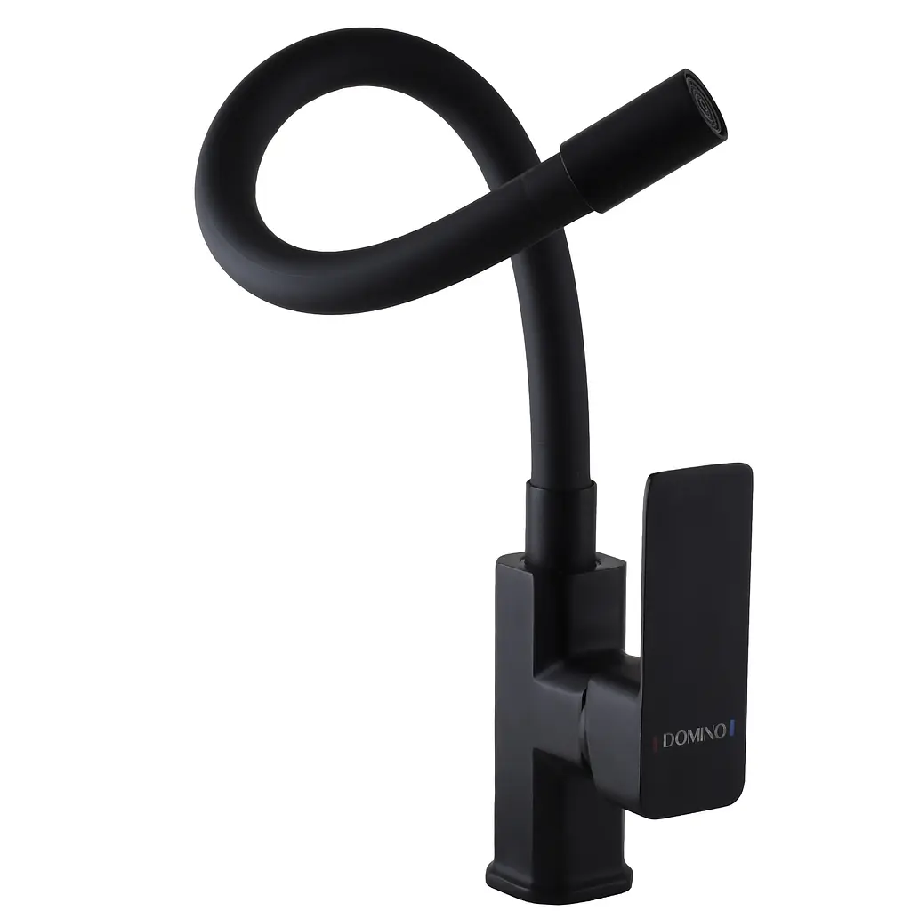 Змішувач для кухні Domino Malibu DMM-203 LR-BLACK-BLACK (14189) - фото 7