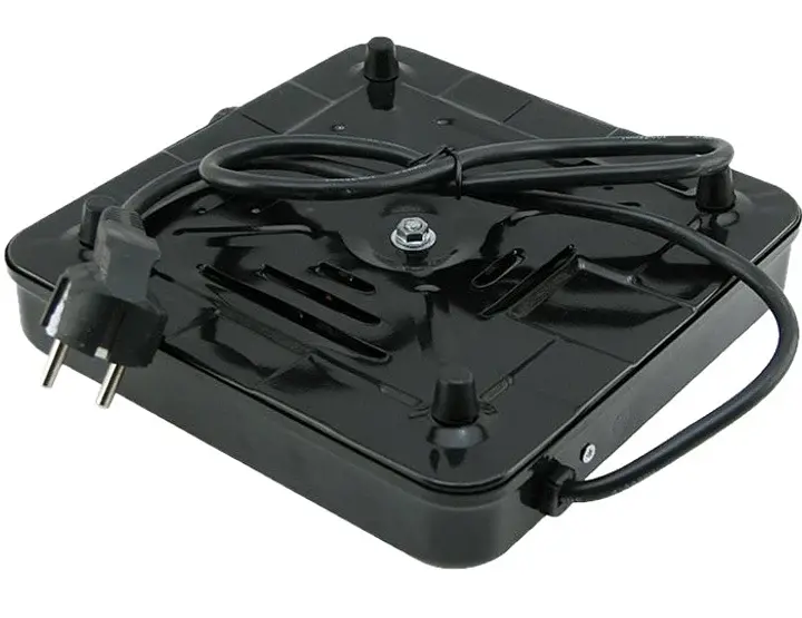 Електропліта Rainberg RB-555 спіральна настільна електрична плита на 1 конфорку 1200 Вт Чорна - фото 5