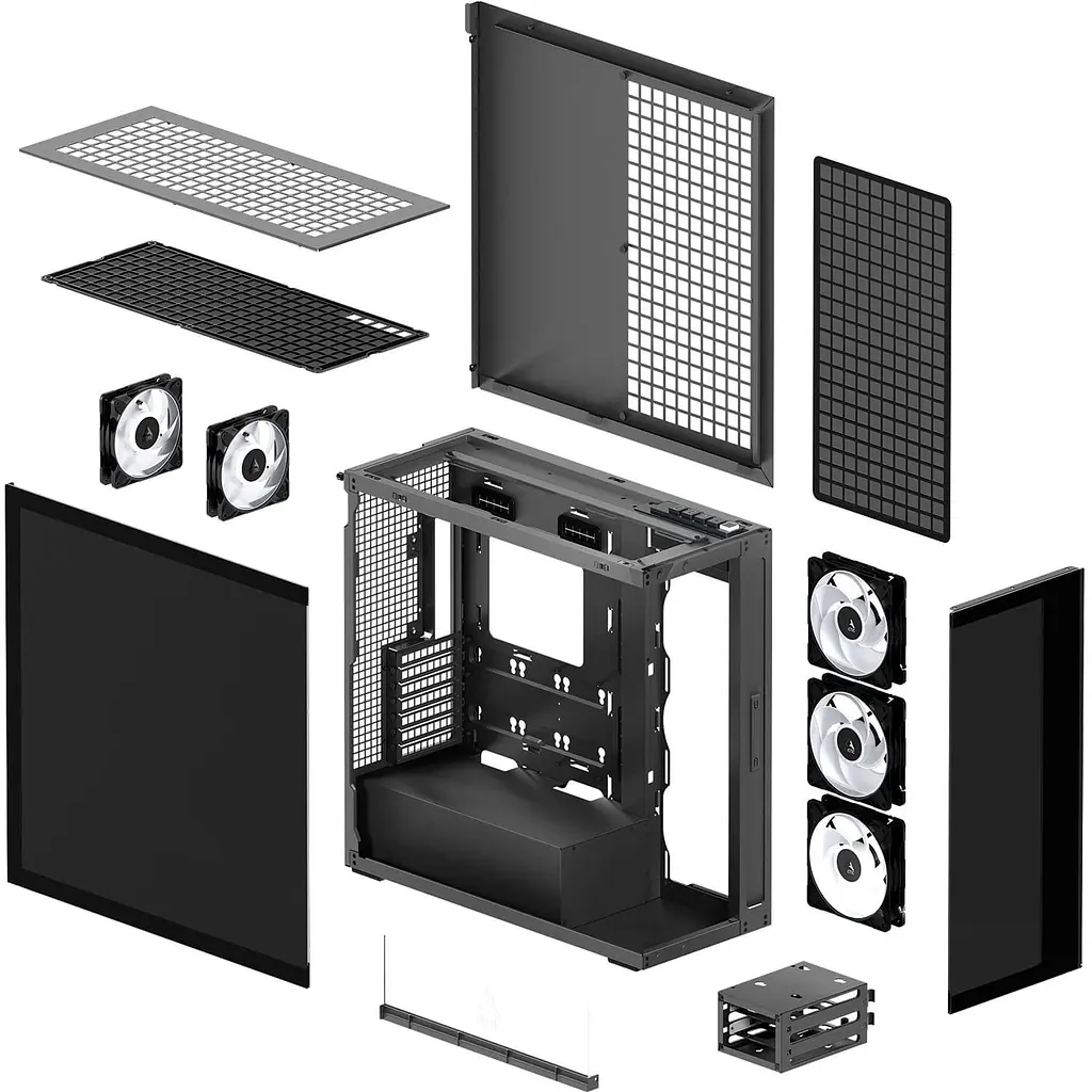 Корпус Arctic Xtender Mirror Black (ACPCC00018A) без блока питания - фото 12