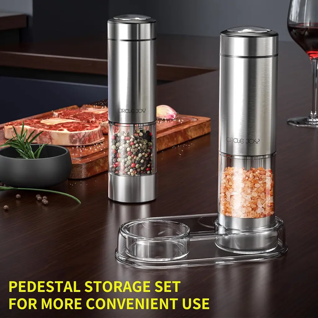 Подрібнювач солі та перцю Circle Joy Electric Grinder Set (CJ-EG14) [150594] - фото 8