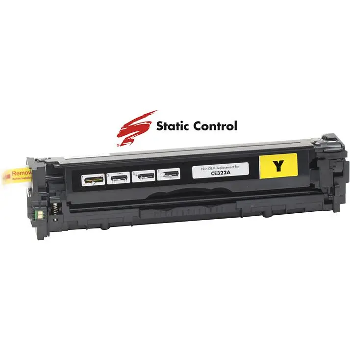 Картридж Static Control для HP CE322A (128A) yellow (002-01-VE322A) - фото 2