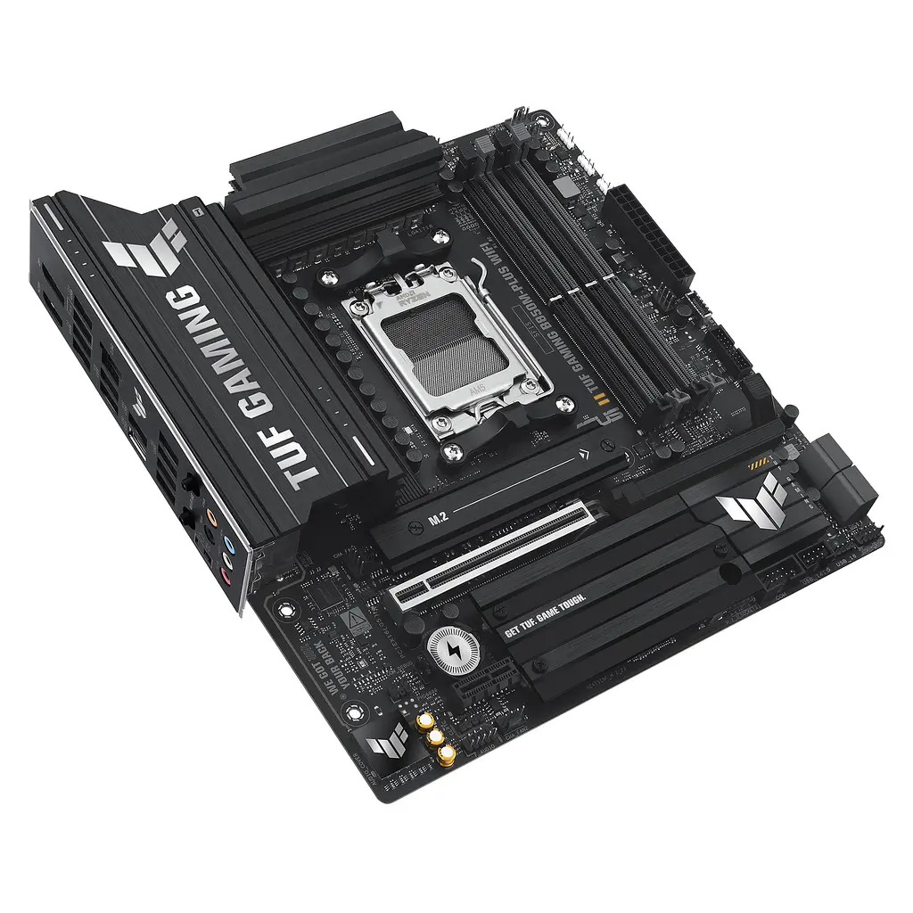 Материнская плата Asus TUF GAMING B850M-PLUS WIFI7 sAM5 B850 4xDDR5 M.2 HDMI DP Wi-Fi BT mATX - фото 6
