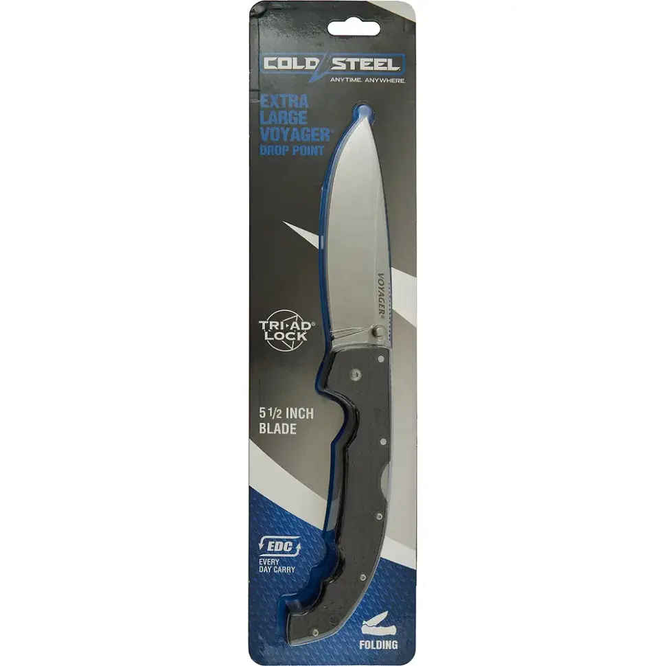 Ніж Cold Steel Voyager XL Drop Point (блістер) (CS-29AXBZ) - фото 3