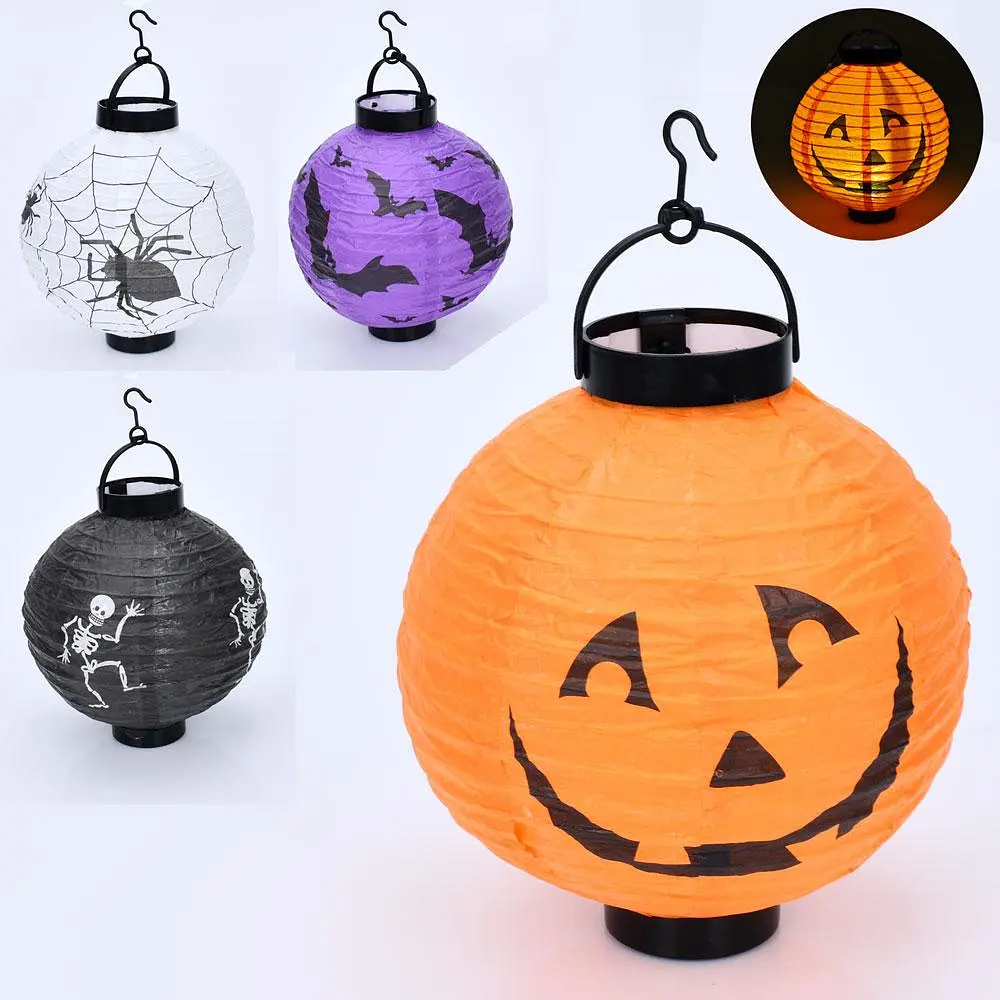 Ліхтарик Хелловін/Halloween куля 4 види FG240308030Q в асортименті