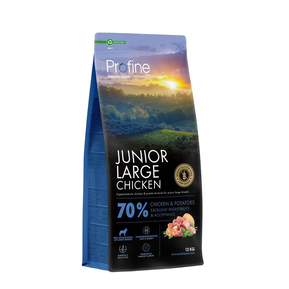 Корм сухий Profine Junior Large Chicken and Potatoes для цуценят і юніорів великих порід, з куркою і картоплею - фото 4