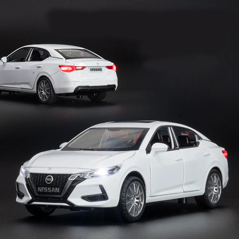 Колекційна металева модель седана АвтоЕксперт Nissan Sylphy з інерцією, світлом та звуком 1:32 - фото 6