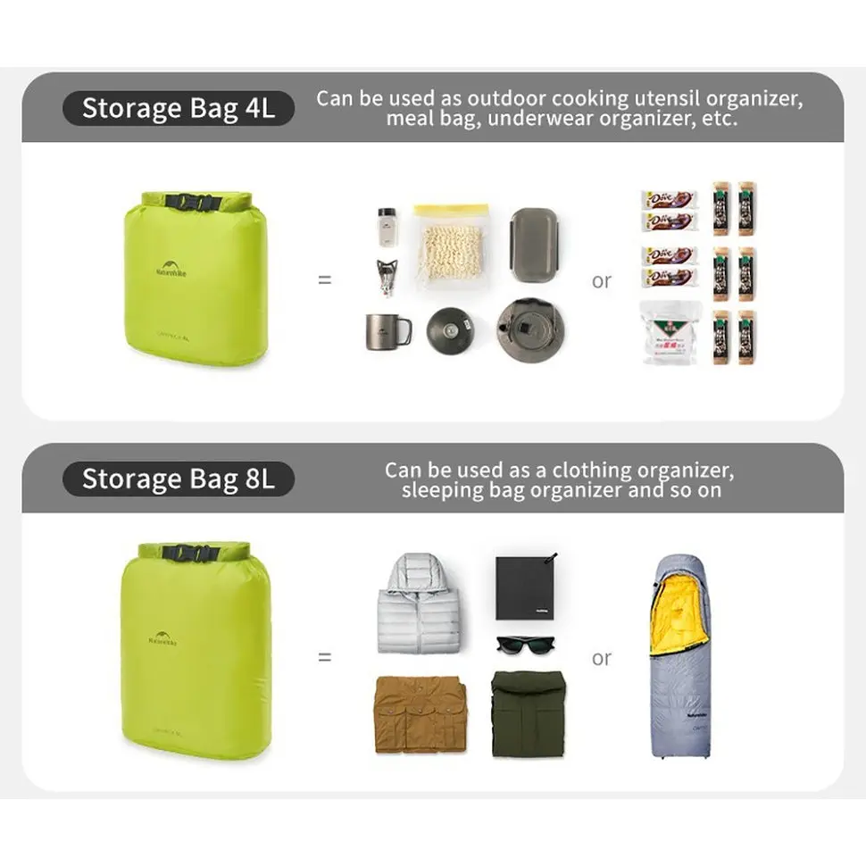 Гермомешок Naturehike 4л (CNK2550XB012) белый - фото 3