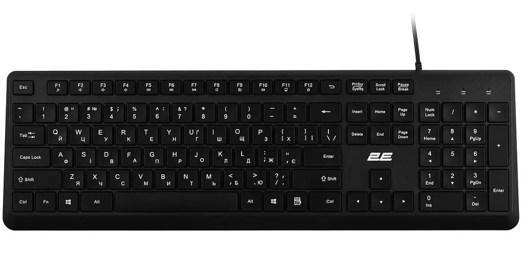 Комплект клавиатура та миша 2E MK405 USB-A, EN/UK, чорний - фото 3