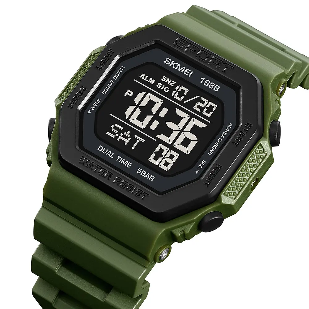 Наручний годинник Skmei 1988 Army Green, 1988AG (18477) - фото 2