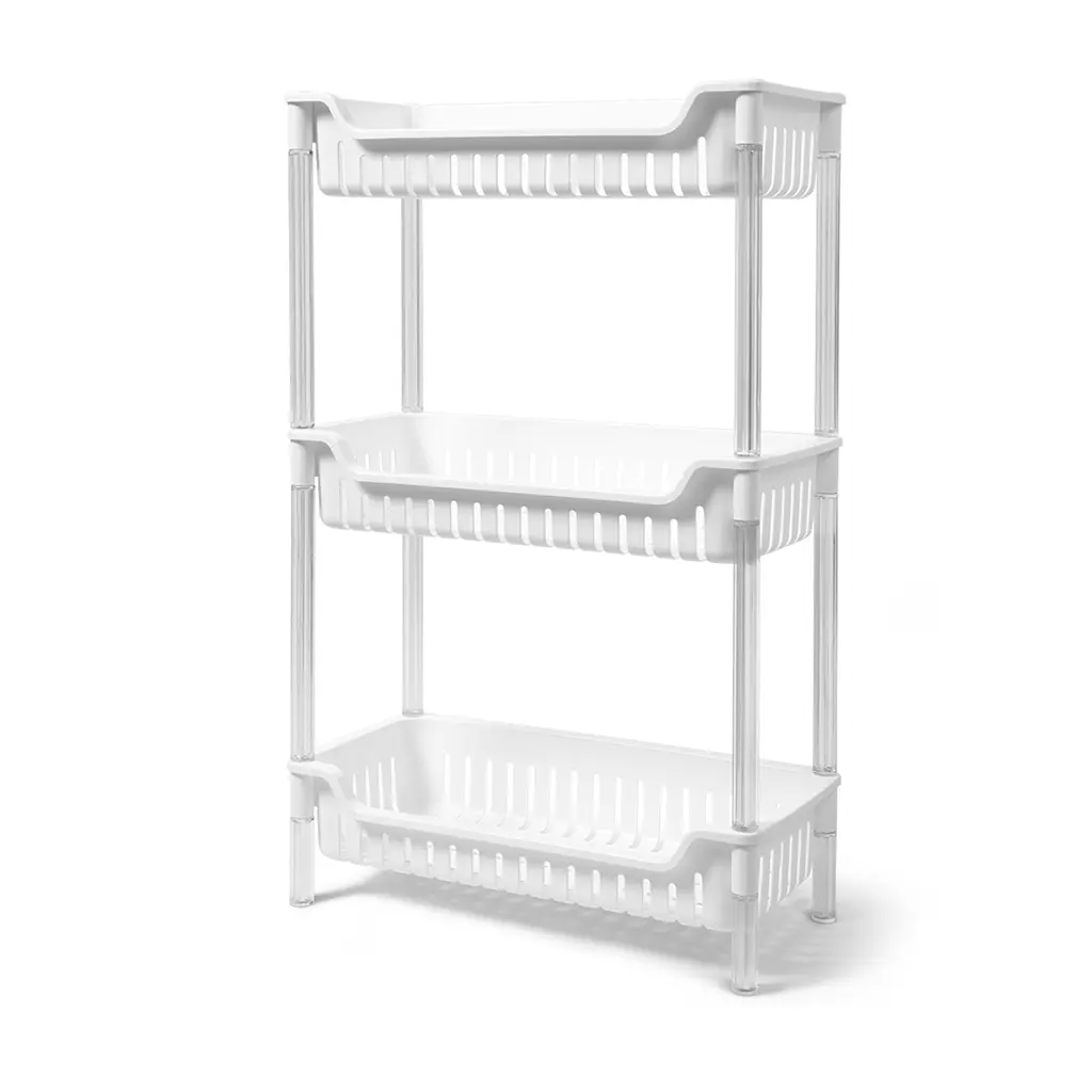 Етажерка трьохрівнева MVM, біла (FH-05 WHITE) - фото 2