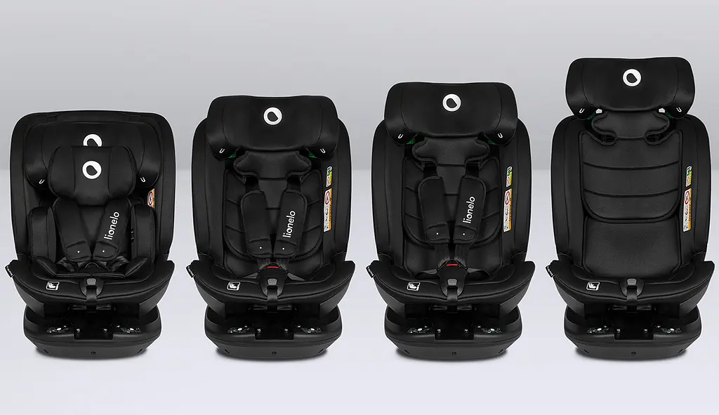 Автокресло Lionelo Bastiaan RWF i-Size Black Carbon, черное (LO-BASTIAAN RWF I-SIZE BLACK CARBON) - фото 7