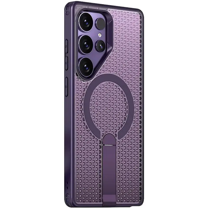 Чохол Epik TPU Breeze with MagSafe stand для Samsung Galaxy S26 Ultra Purple - фото 2