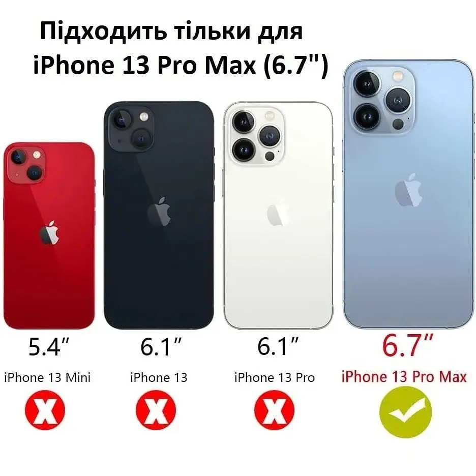 Оригінальний протиударний прозорий чохол Gear4 Crystal Palace для iPhone 13 Pro Max (6.7") (702008369) - фото 2