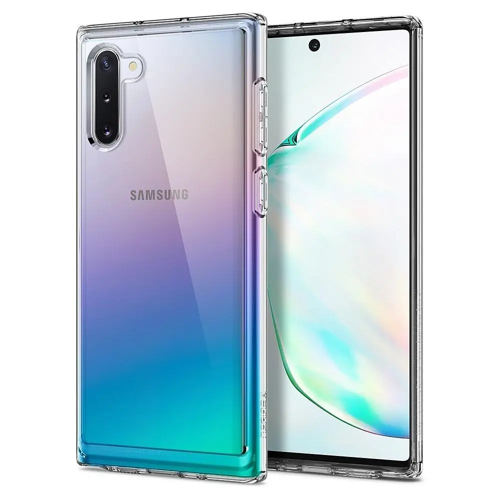 Прозорий протиударний чохол Spigen Ultra Hybrid для Samsung Galaxy Note 10 Crystal Clear - фото 2
