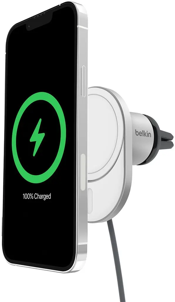Автомобильный держатель смартфона Belkin Magnetic Qi2 беспроводная зарядка teh0018467 - фото 5