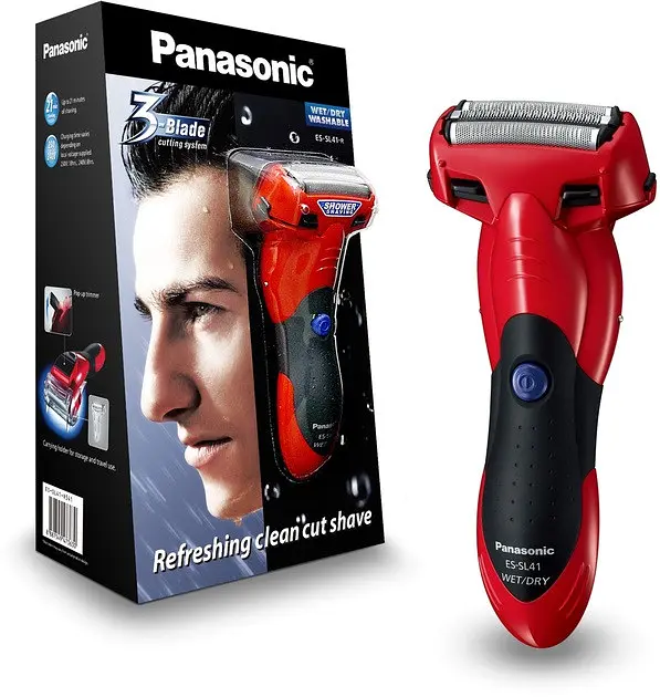 Електробритва Panasonic ES-SL41-R520 чоловіча чорно червоний - фото 3