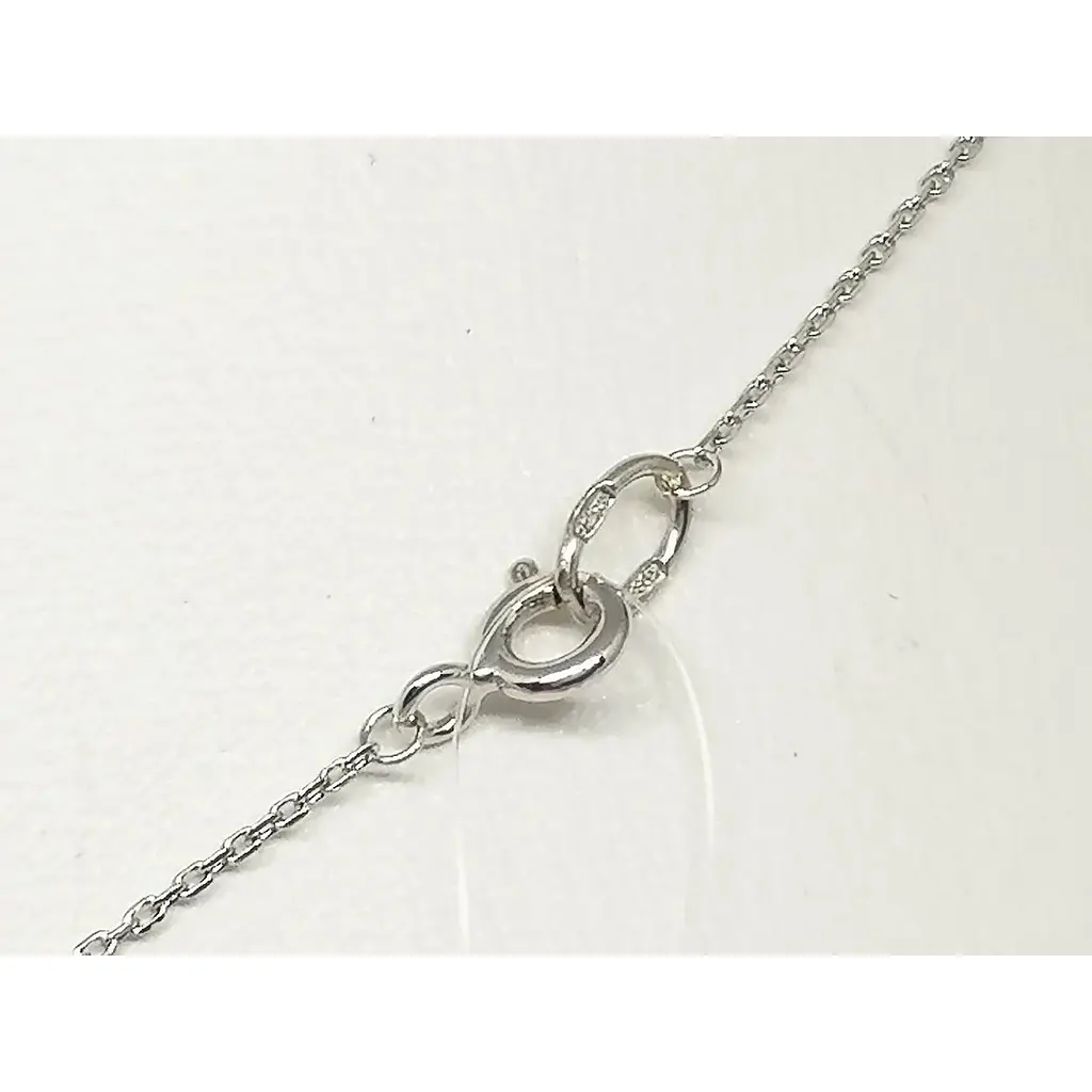 Срібне кольє Qvaliz з фіанітами. 908-00918 Чорний - фото 3