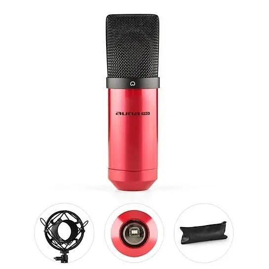 Конденсаторный микрофон Auna MIC-900WH-LED USB (10030363) - фото 4