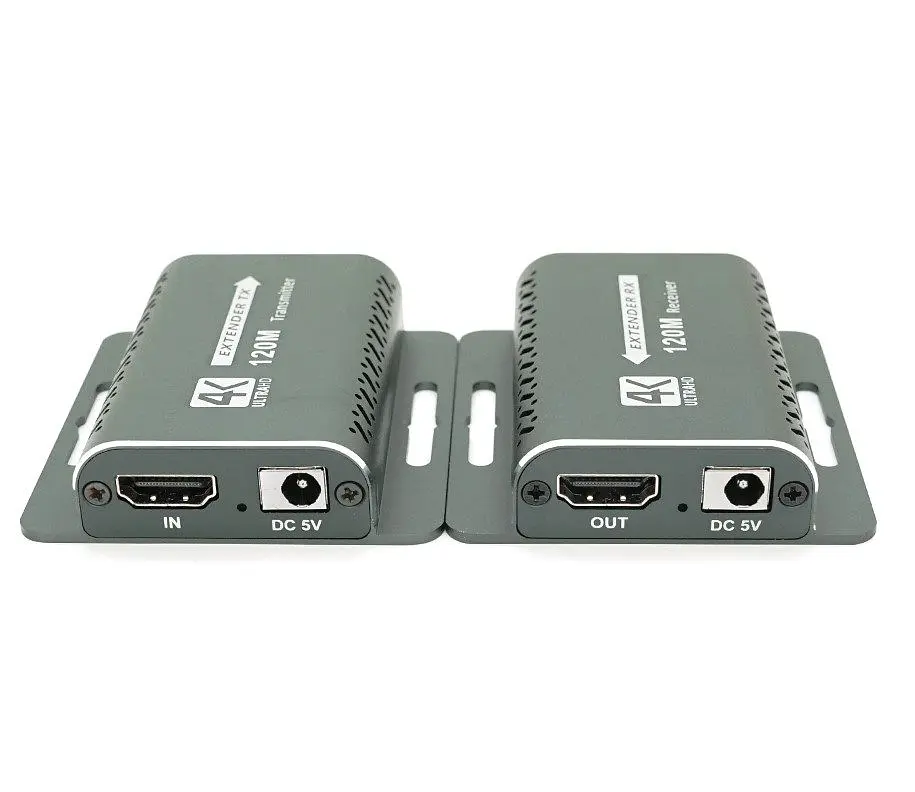 Активний подовжувач HDMI за витою парою Voltronic SCPE120 RX/TX 4K до 120 метрів - фото 3