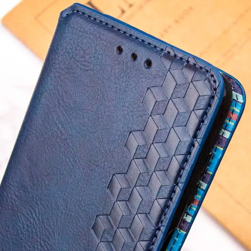 Чохол-книжка GETMAN Cubic Cover Case для Redmi 13C / Poco C65 Blue [100967] - фото 3