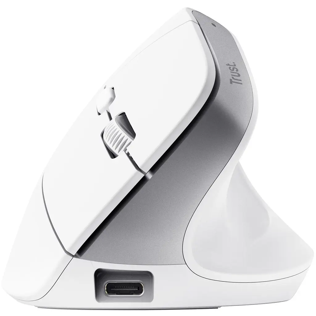 Миша Trust Bayo+ Ergonomic White (25399) [139427] - фото 4