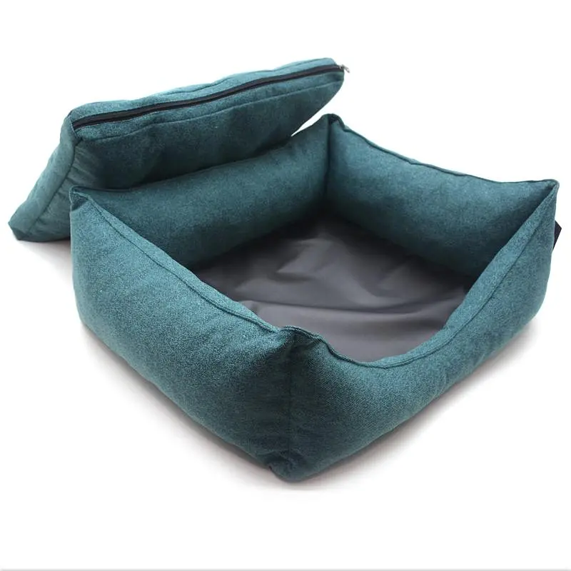 Лежак для собак Zoo-hunt Джерсі зелений №1 400х500х220 мм - фото 6