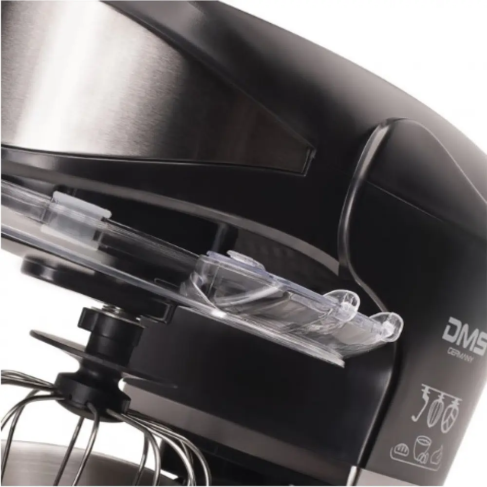 Міксер планетарний - тістоміс DMS KM-1500 Black 5 л - фото 6