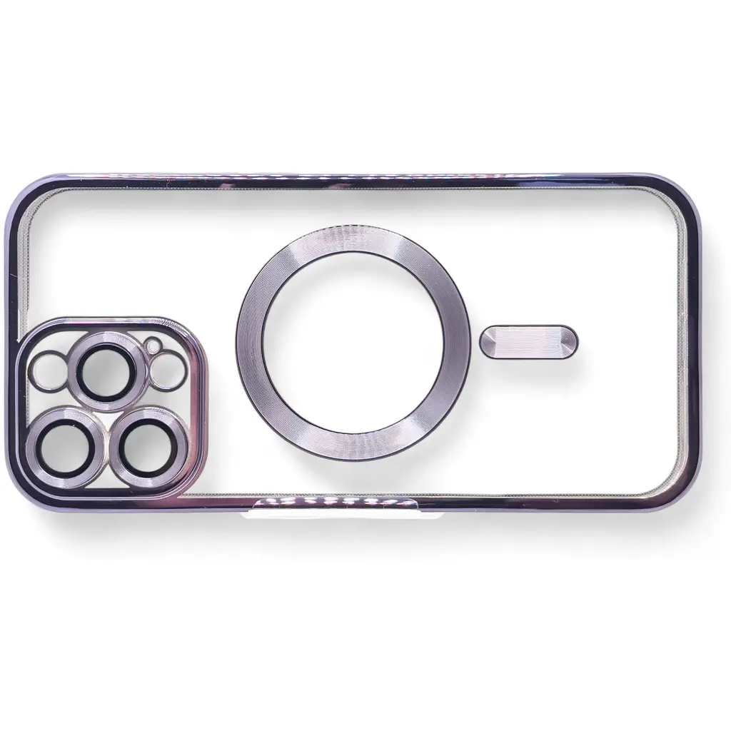Чохол-накладка BeCover TPU Chrome Case (MagSafe) для Apple iPhone 16 Pro Max Purple (712089) - фото 4
