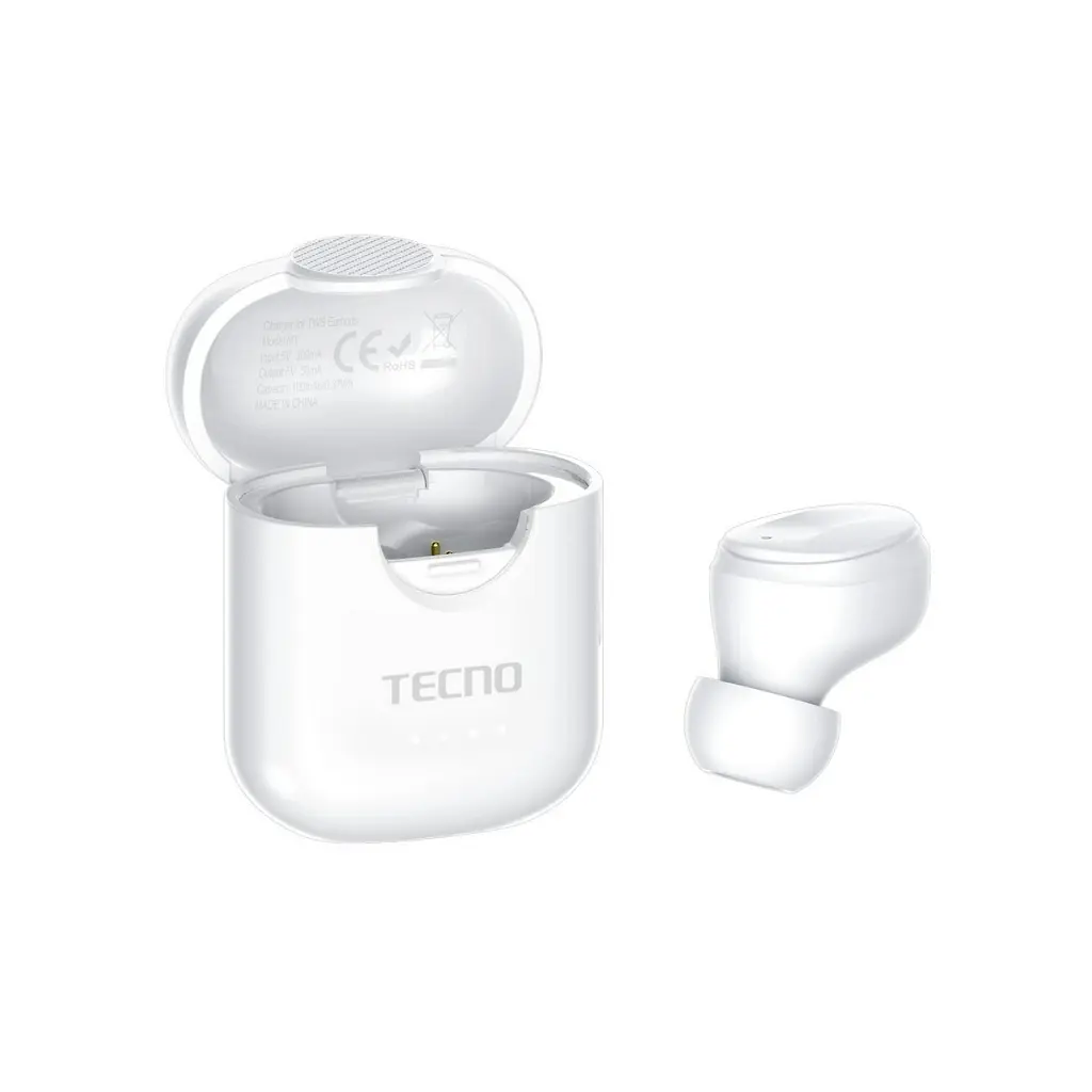 Навушники Tecno Minipods M1 Mono White (4895180759475) - фото 4