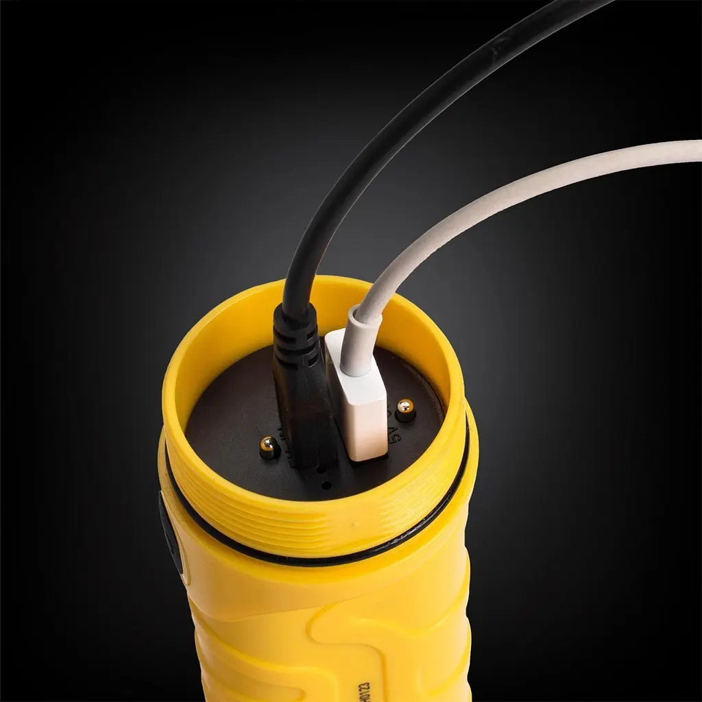 Ліхтар професійний Mactronic Dura Light 2.3 800 Lm Powerbank USB-C склобій жовтий - фото 4