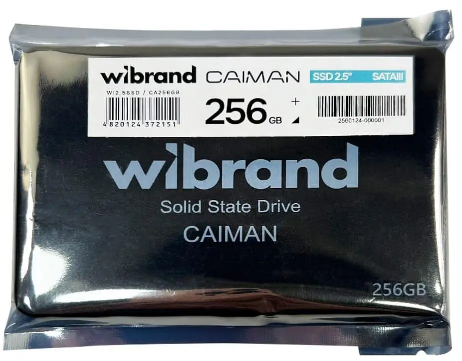 Накопичувач SSD Wibrand Sata 2.5 256GB Caiman Bulk 240 250 (WI2.5SSD/CA256GB) - фото 3