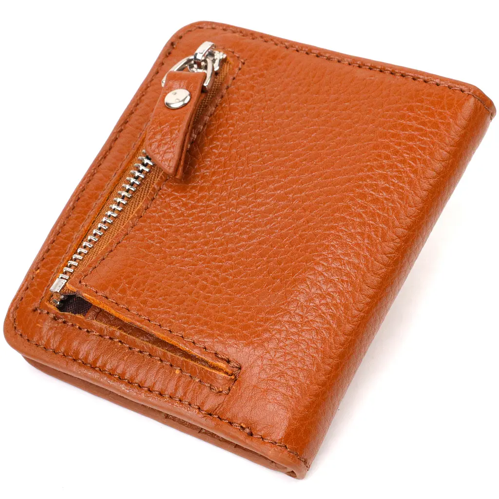 Кожаный женский кошелек Canpellini 10х9х1 см acs0025515 - фото 2
